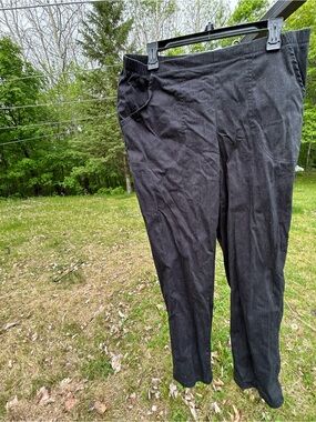 Just my size women’s petite Black Pinstripe Dress Pants